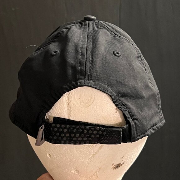 Russell‎ Athletic Baseball Hat Mens Black Strapback Cap (GS2) - Picture 3 of 5